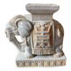 White ceramic elephant