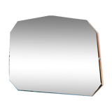 Rectangular beveled mirror - "biscuit"