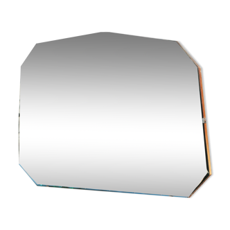 Rectangular beveled mirror - "biscuit"