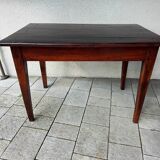 Solid walnut farmhouse table