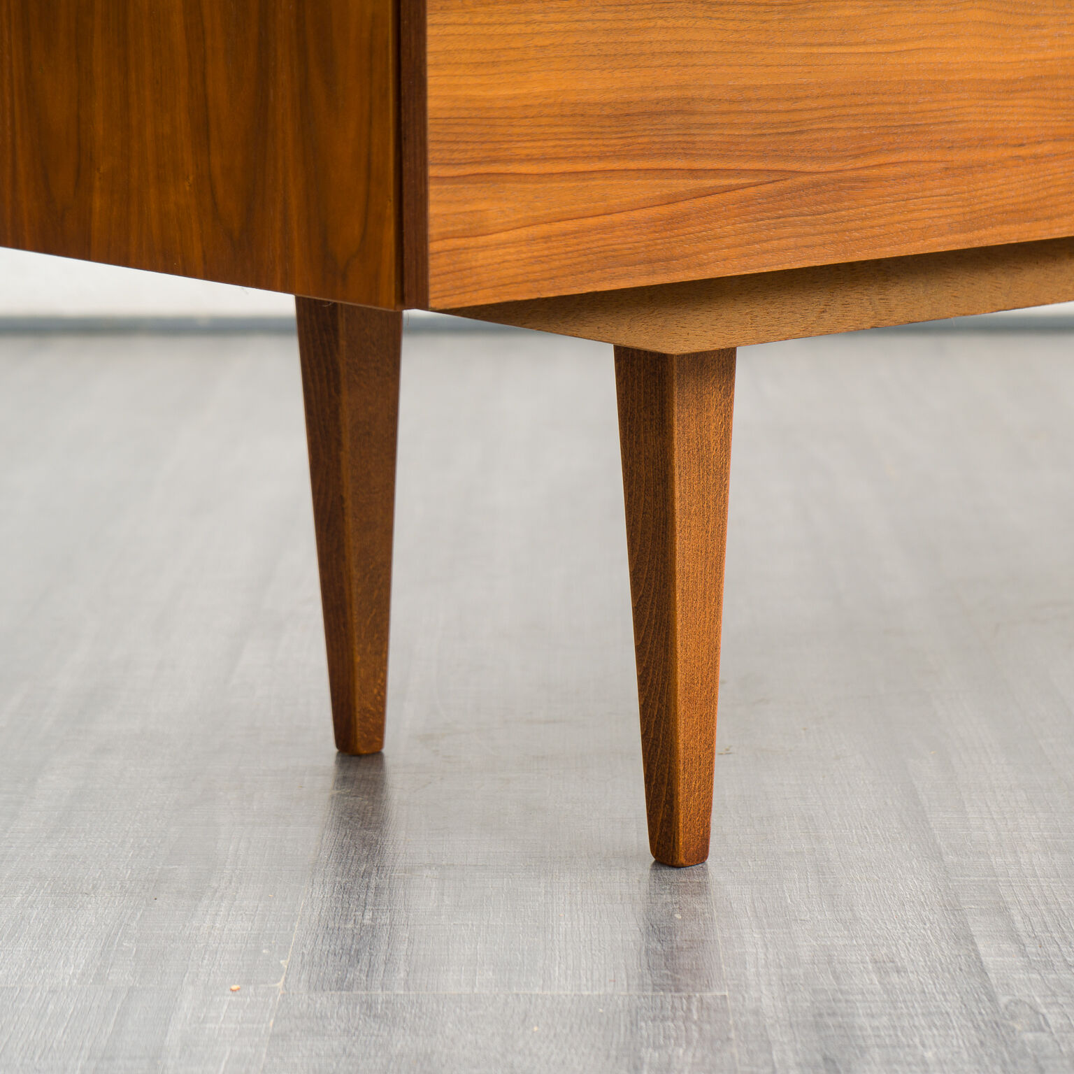 60s walnut sideboard, restored, 200cm