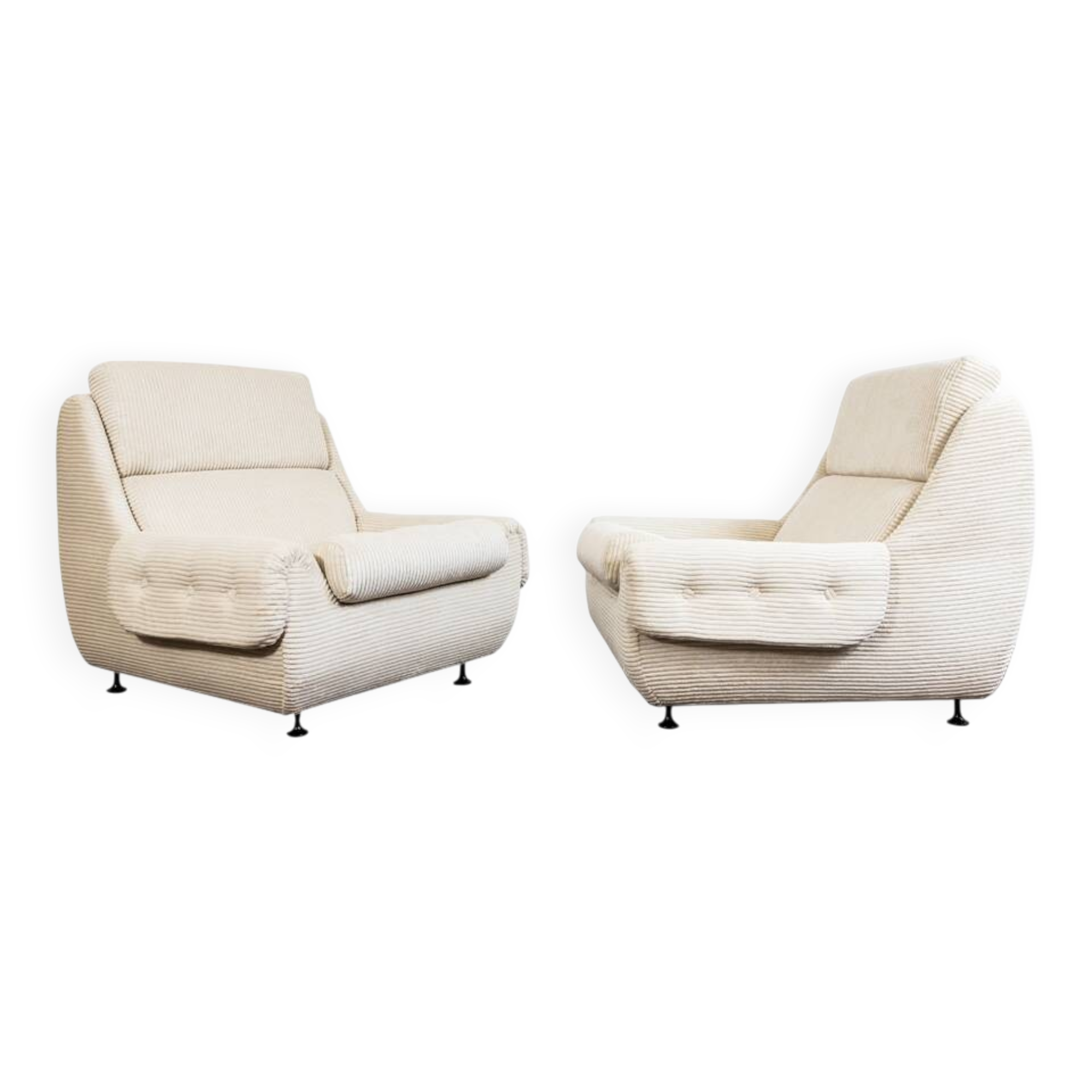 Vintage lounge chairs by Jitona, Czechoslovakia, 1970’s
