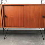 Scandinavian bookcase shelves Nisse String 1960s