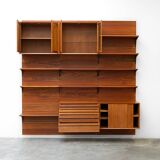 Modular wall unit by Poul Cadovius for Cado, Denmark, 1960s