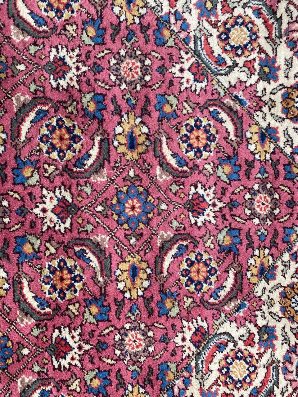Beautiful vintage Transylvania handmade Persian style carpet 131x220 cm