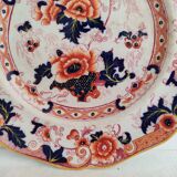 Assiette fleurie Cauldon England 19e