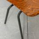 Chaises industrielles modernes du milieu du siècle d'Eromes, années 1960, lot de 4