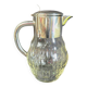 WMF jug / glass and silver-plated metal pouring vessel with filter, 1930s/40s