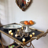 Black and gold dessert