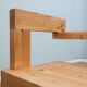 1980s Steltman Chair larch wood by Gerrit Rietveld
