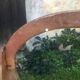 Wooden stepladder