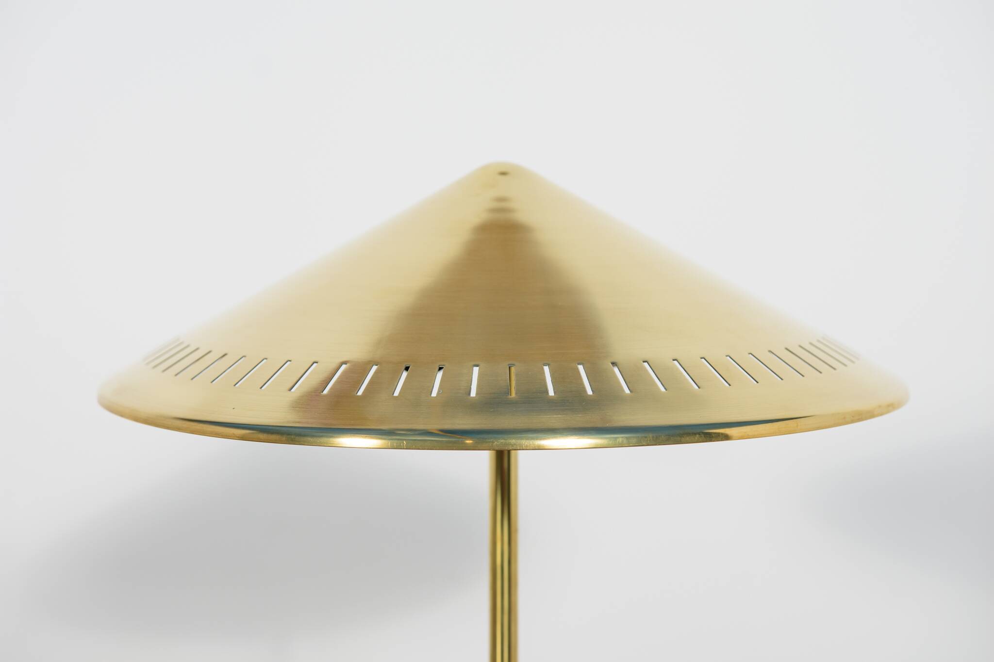 Vintage Modern Table Lamp in Brass by Bent Karlby for Lyfa, Denmark, 1956