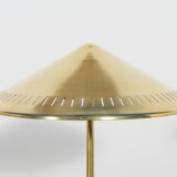 Vintage Modern Table Lamp in Brass by Bent Karlby for Lyfa, Denmark, 1956
