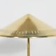 Vintage Modern Table Lamp in Brass by Bent Karlby for Lyfa, Denmark, 1956