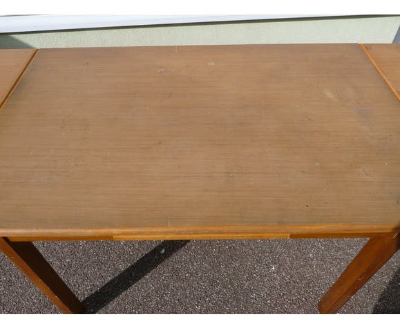 Vintage wooden bistro table 1950/1960