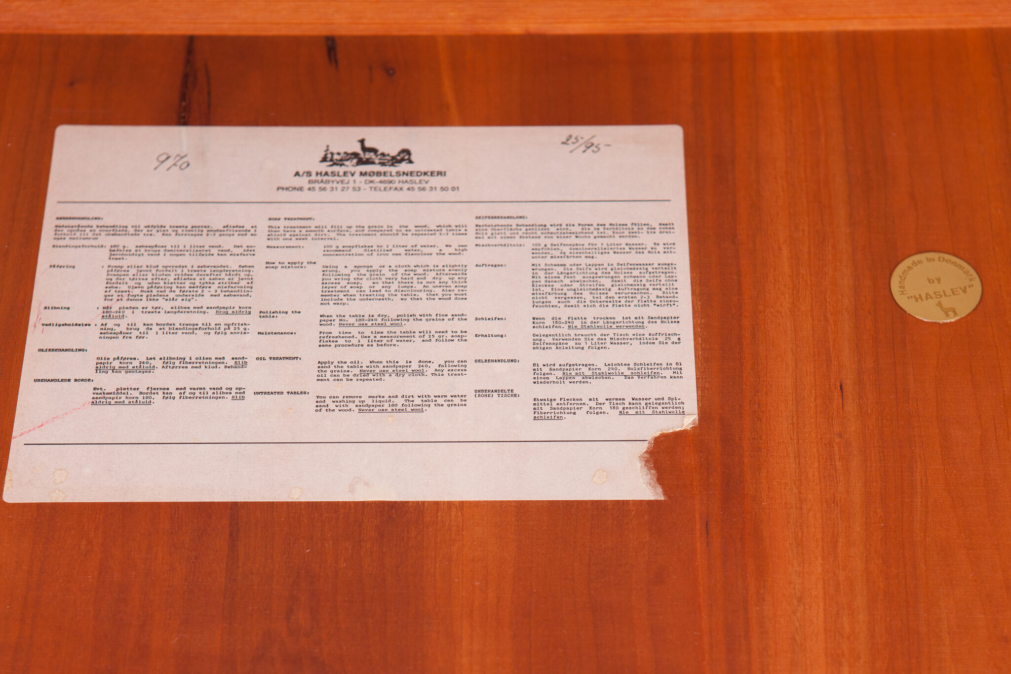 Cherrywood Coffee table by Severin Hansen for Haslev Møbelsnedkeri, 1960s