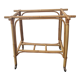 Rattan service with casters