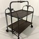 Brutalist wrought iron folding serving trolley 1960’s
