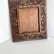 Antique handcarved frame Cedarwood 21.5 cm x 19 cm