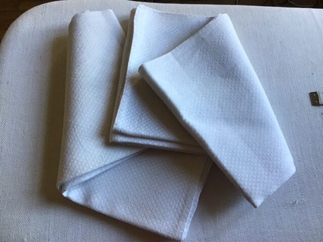 2 "diamond tip" towels