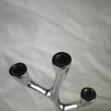 Modern mid-century aluminum three-pointed candelabra