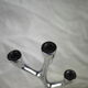 Modern mid-century aluminum three-pointed candelabra