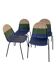 4 chaises de jardin