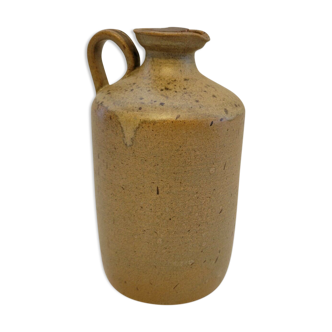 Ceramic bottle sandstone signed