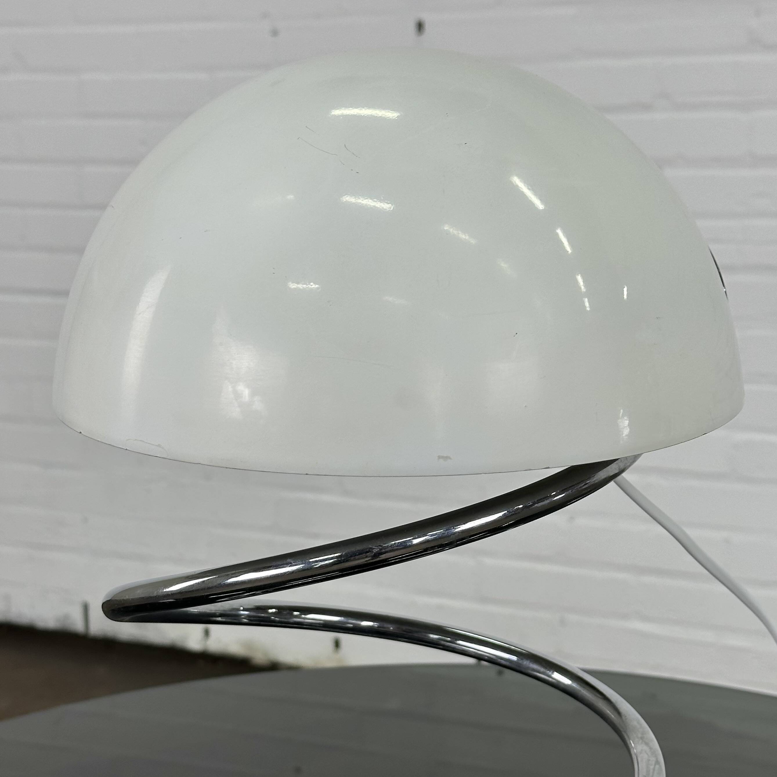 Lampe de table spirale Space Age, Italie milieu XXème