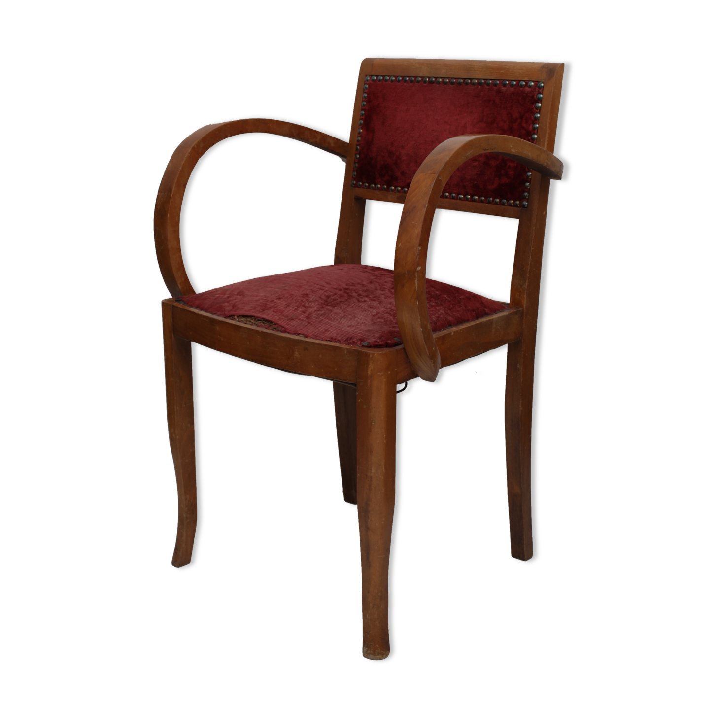 Fauteuil bridge rouge