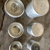 Hammered metal kitchen boxes series