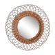Rattan mirror D 45cm
