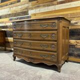 walnut chest of drawers