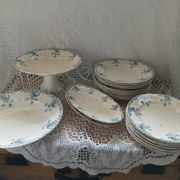 Longwy iron earth dinnerware set