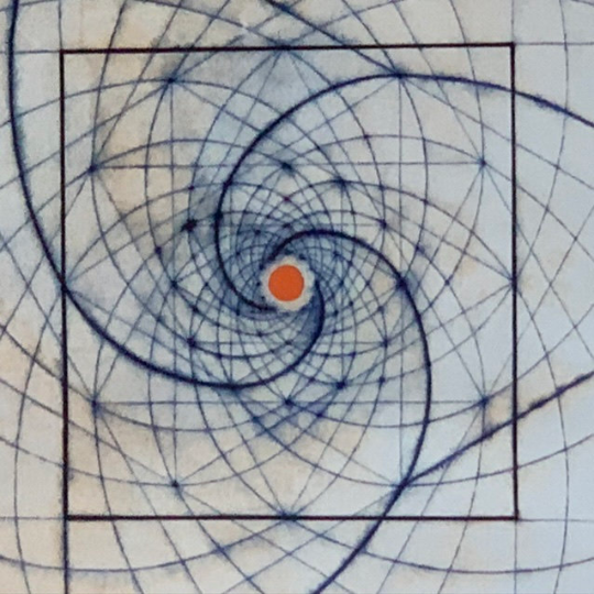 Vintage silkscreen by José Labra, signed, numbered, year 1972