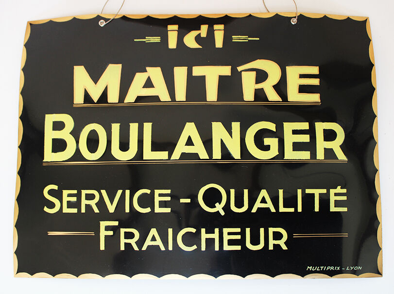 Pancarte maitre boulanger