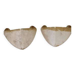 Paire d'appliques d'angle
