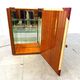 Italian Goatskin Book Shaped Dry Bar Cabinet by Aldo Tura, 1950s