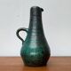 Carafe vase of studio pottery in a minimalist mid-century style by Helma Klett for Kunsttöpferei Klett, 1960s.