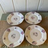 Assiettes à dessert haviland et le tanneur