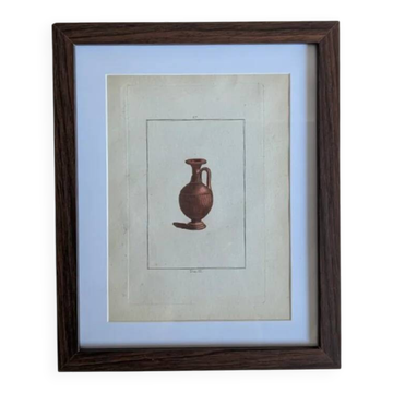 Gravure poterie antique ancienne
