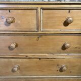 English chest of drawers 4 drawers in pitchpin