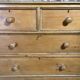 English chest of drawers 4 drawers in pitchpin