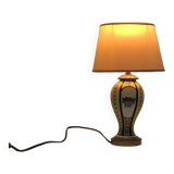 1930s ceramic lamp and bronze/vintage frame