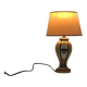 1930s ceramic lamp and bronze/vintage frame