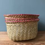Set of 3 woven bamboo baskets