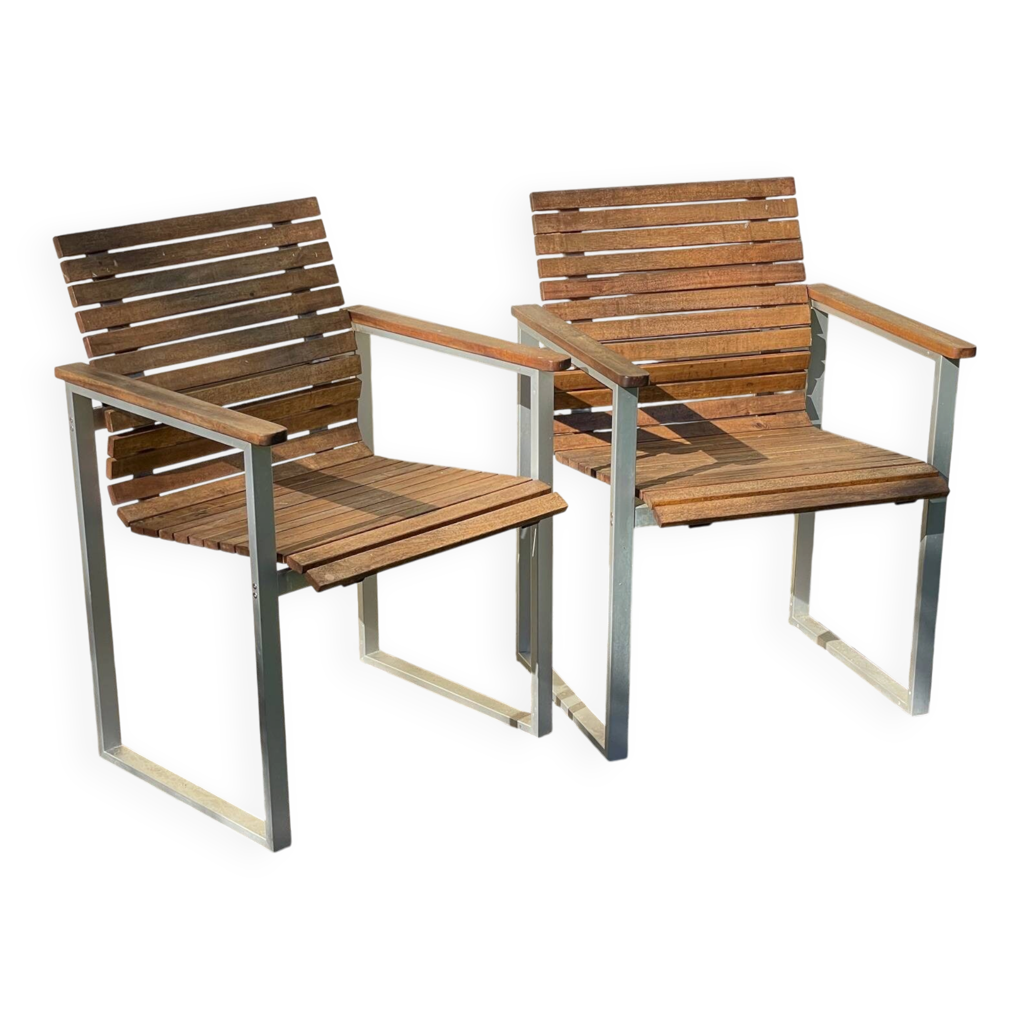 Paire de fauteuils esprit Karin Mobring Ikea