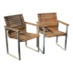 Paire de fauteuils esprit Karin Mobring Ikea