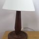 Lampe scandinave en teck des années 60