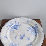 Plat rond de service Sarreguemines Flore